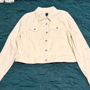 J.Crew White Denim Jacket - NWT